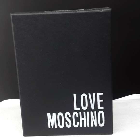 MOSCHINO "Love Moschino" Studded Zip Around Continental Wallet - Picture 9 of 16